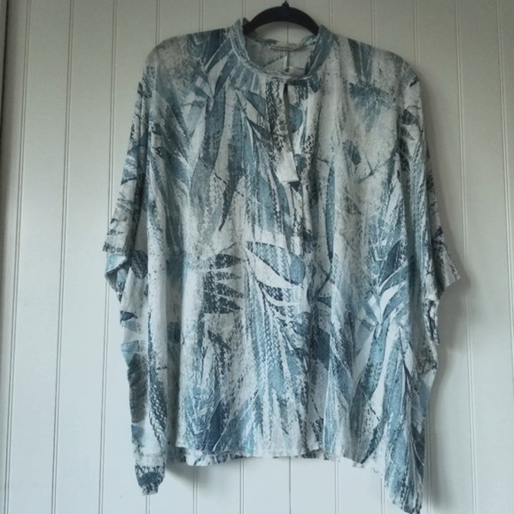 Logica Made in Italy Linen Top~L - Picture 1 of 8